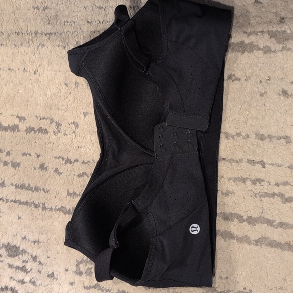 Run Times Bra High Support, B–G Cups Black - Picture 9 of 14